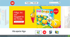 Desktop Screenshot of algaspel.se
